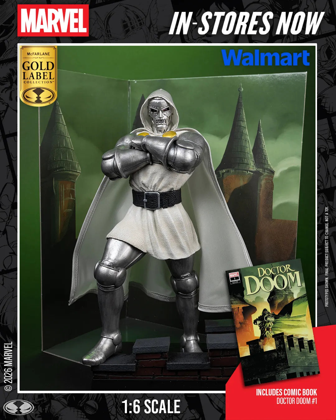 Marvel - Doctor Doom (1) Gold Label 28cm