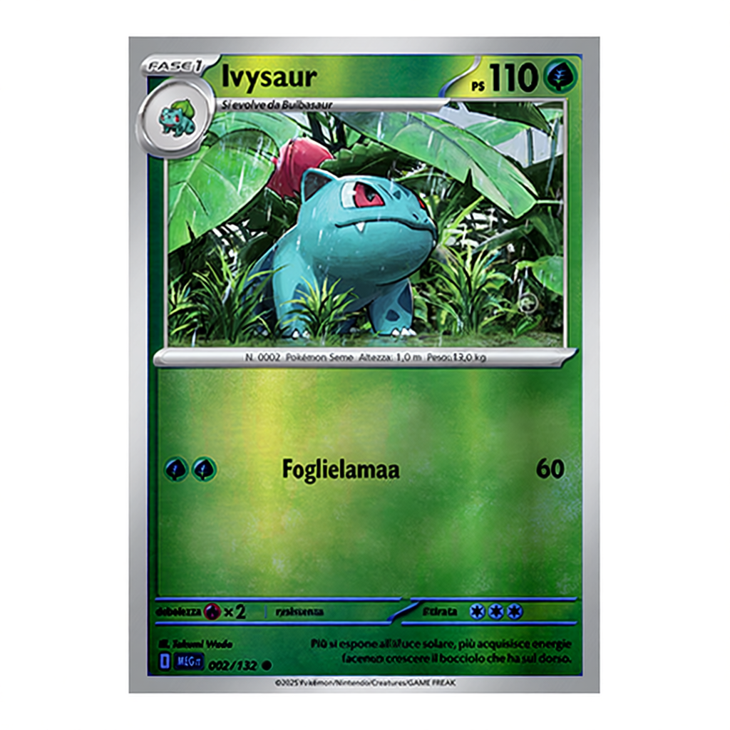 002-132 Ivysaur - Comune Reverse (IT)