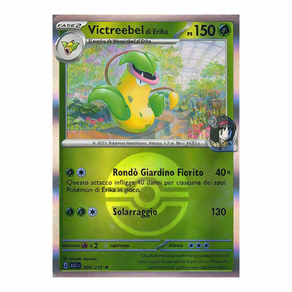 006-217 Victreebel Di Erika Holo - Rara Pokeball (IT)