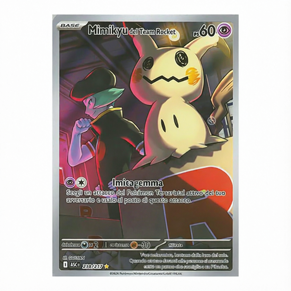 238-217 Mimikyu Del Team Rocket - Illustrazione Rara(IT)