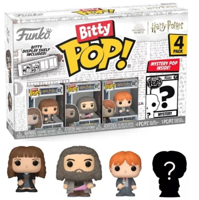 Bitty Pop Harry Potter - Hermione - Hagrid - Ron – StronGames