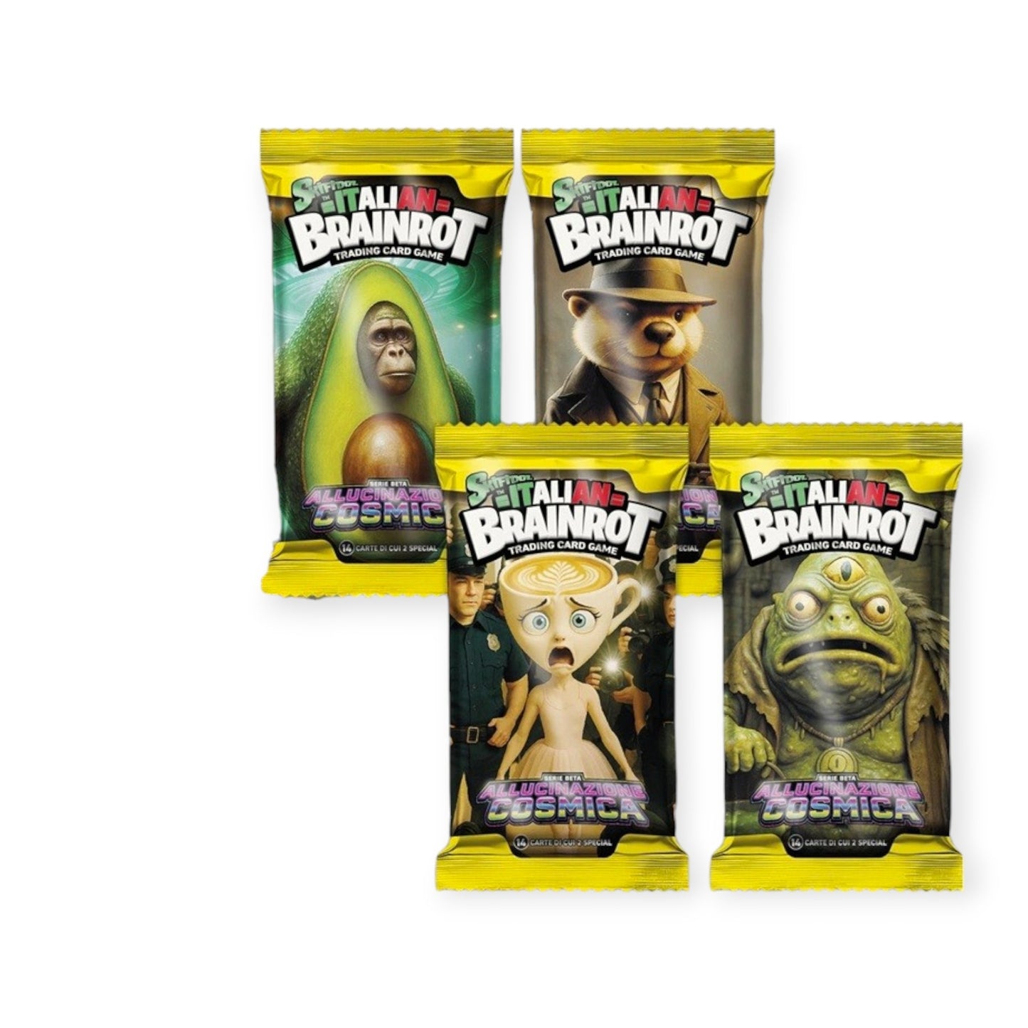 Italian Brainrot - Allucinazione Cosmica Bustina singola (14 Carte)