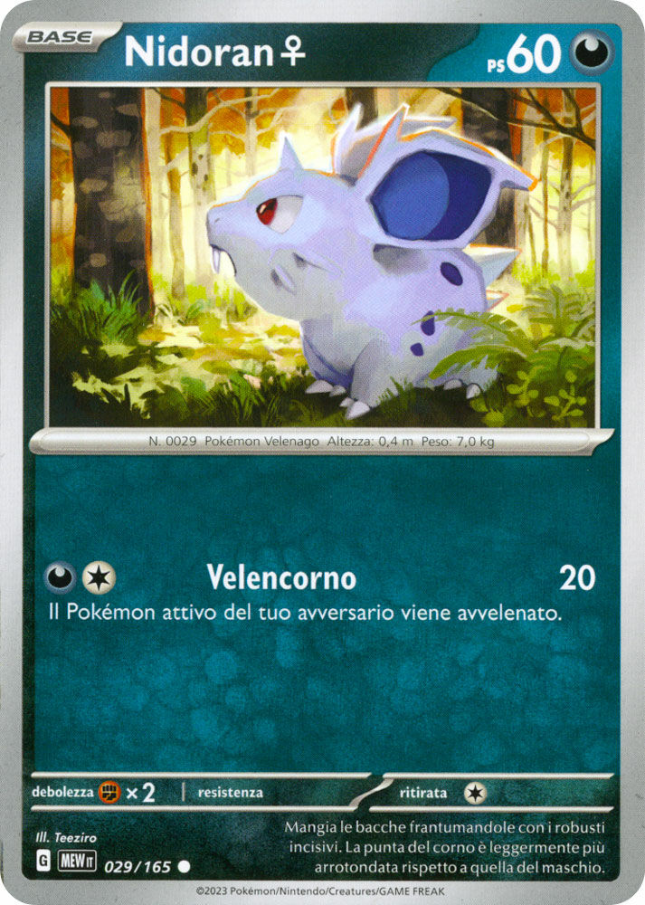 Nidoran Femmina - Comune (IT)