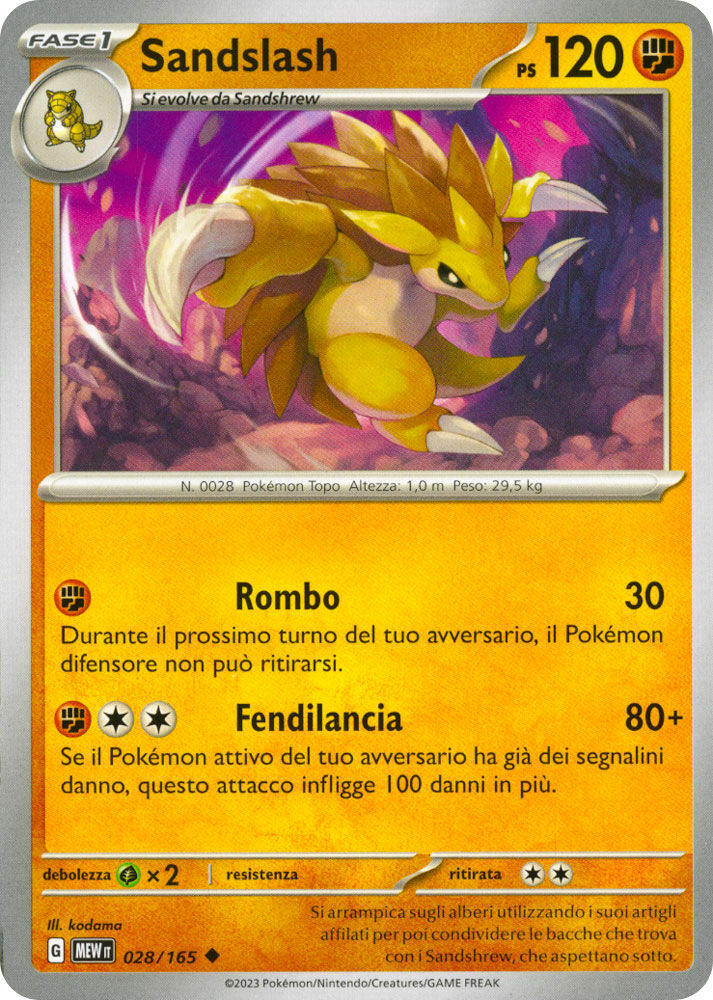 Sandslash - Non Comune (IT)