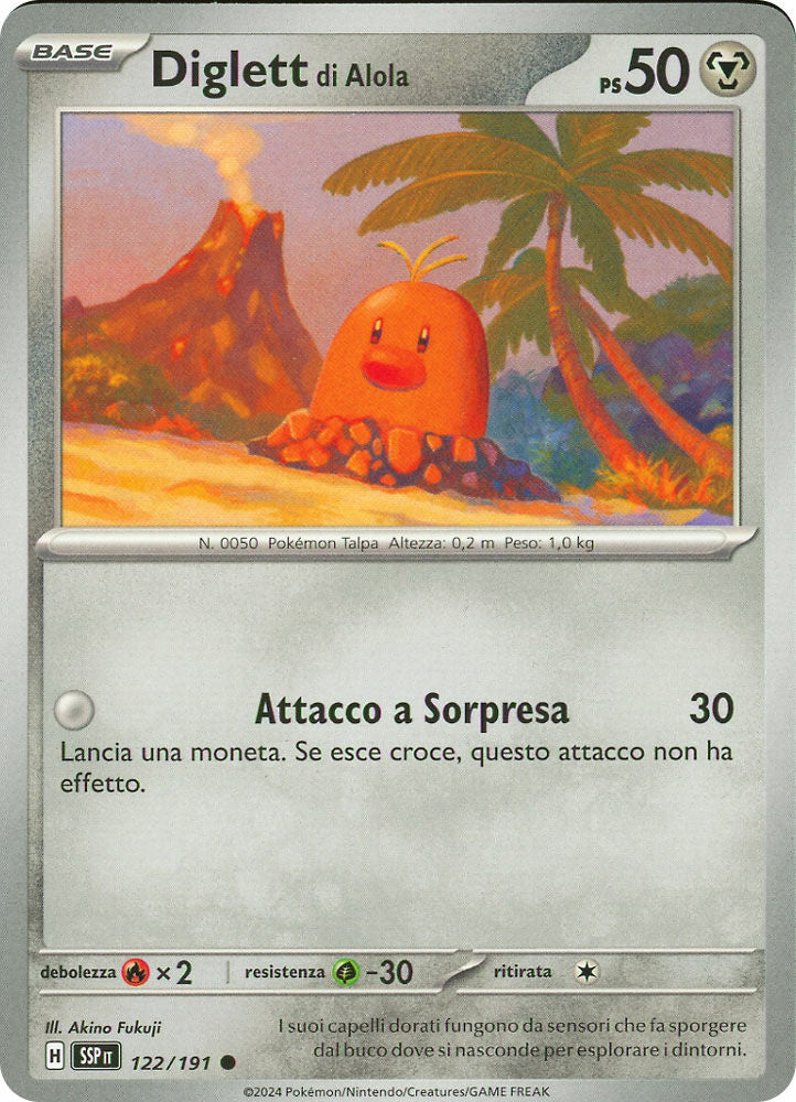 Diglett di Alola - Comune (IT)
