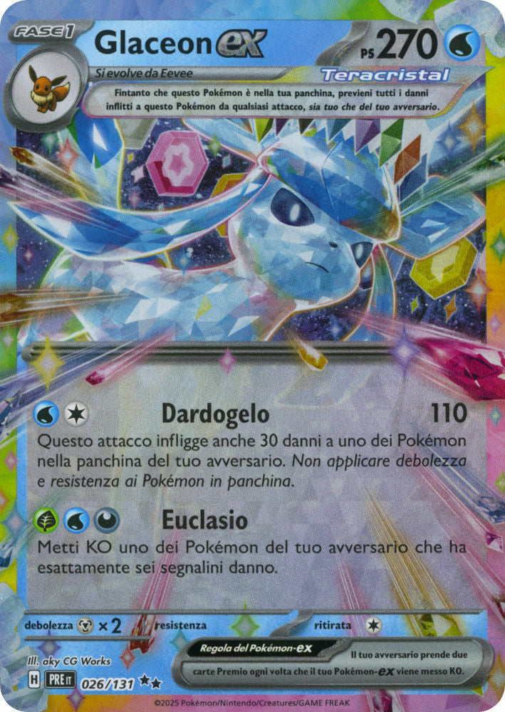 Glaceon - Rara Ex Foil (IT)