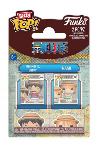 Bitty Pop One Piece - Monkey D Luffy and Nami