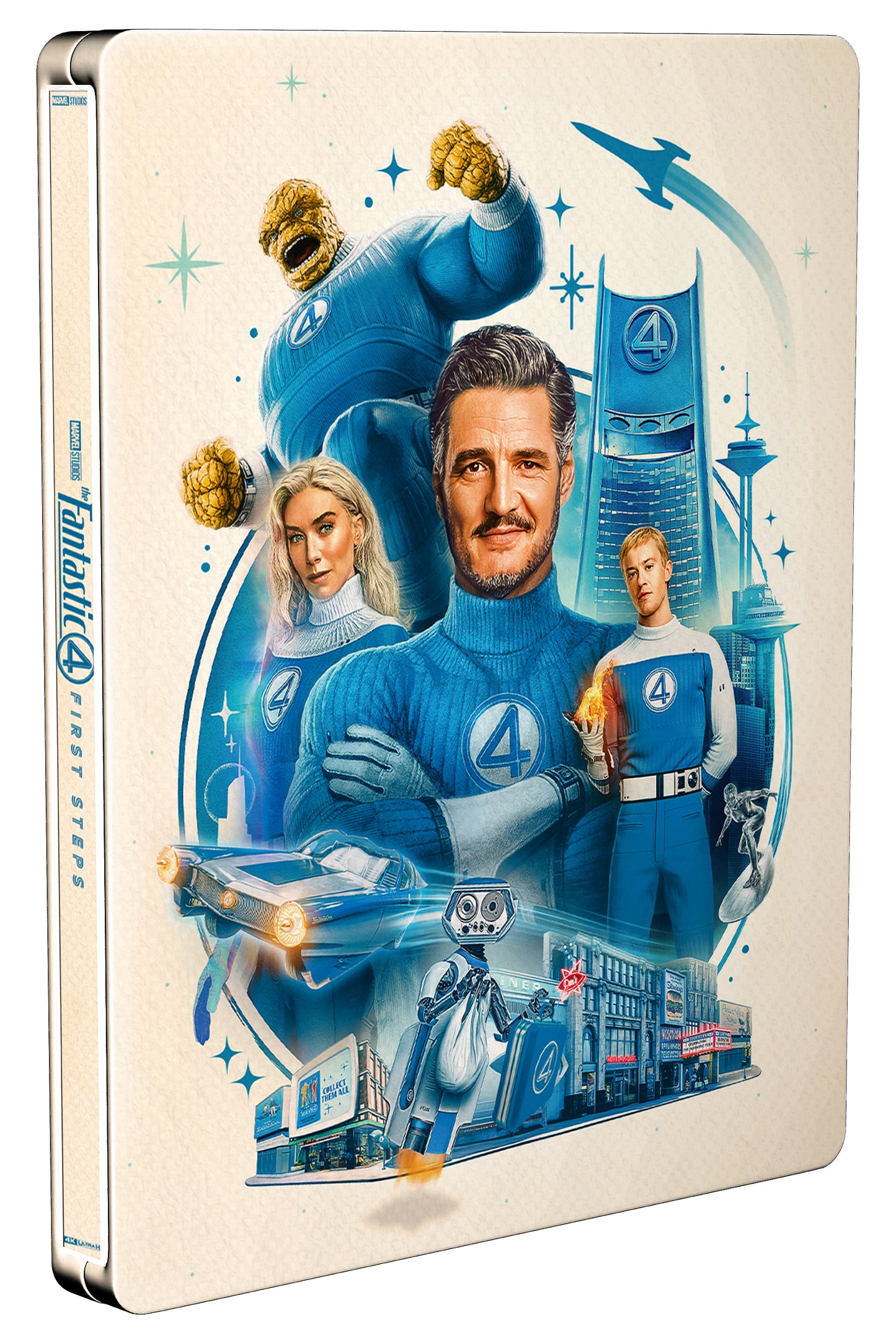Blu Ray - Fantastici 4 Gli Inizi (Steelbook) (4K Ultra Hd + Blu-Ray Hd)