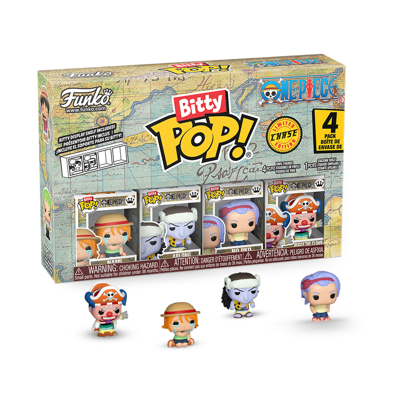 Bitty Pop One Piece: Nami - Arlong - Nojiko - Buggy