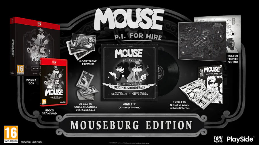 MOUSE P.I. For Hire - Mouseburg Edition Switch