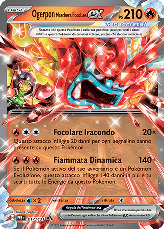 Ogerpon Maschera Focolare - Rara Ex Foil (IT)