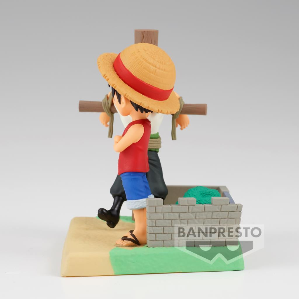 One Piece Log Stories - Luffy and Zoro 7Cm