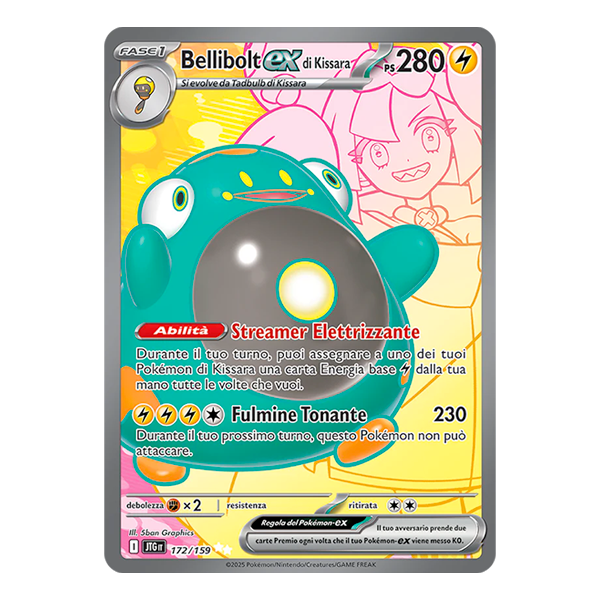 172-159 Bellibolt di Kissara Ex - Illustrazione Rara (ITA)