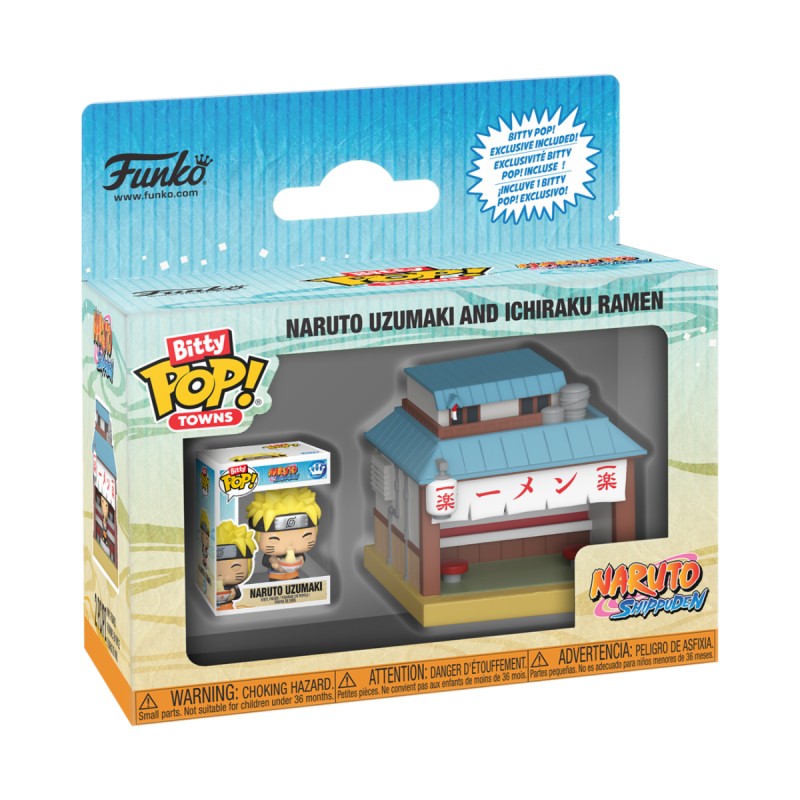 Bitty Pop Naruto Towns - Naruto Uzumaki and Ichiraku Ramen