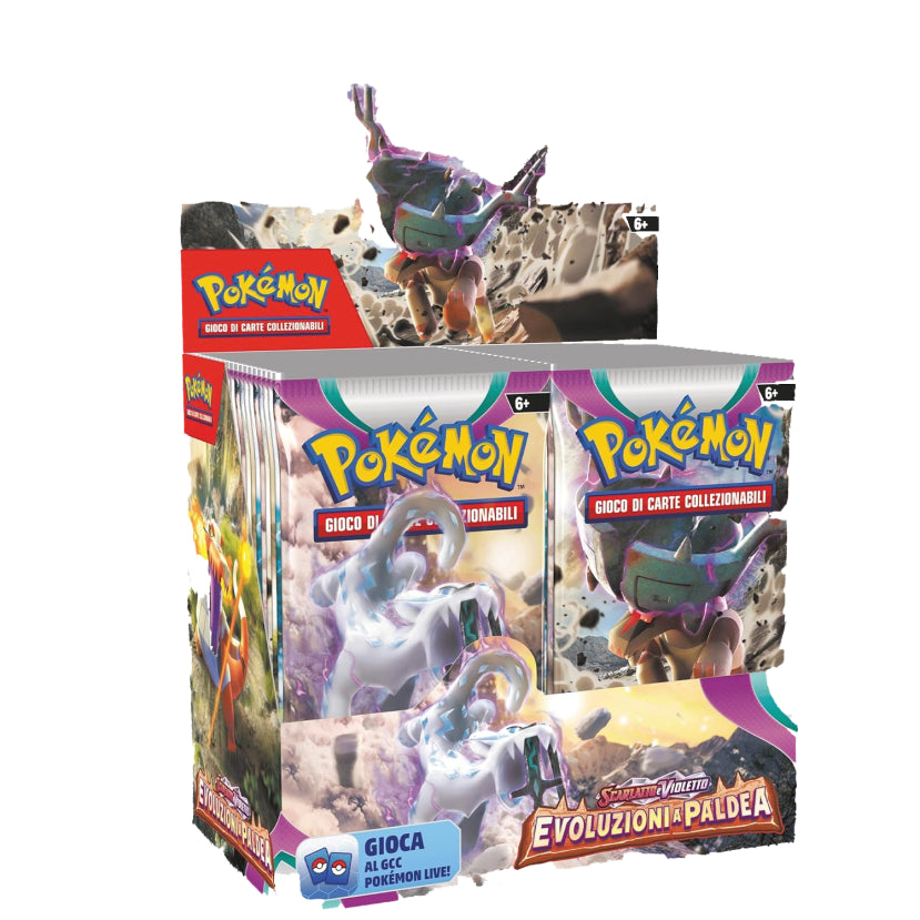 Pokemon Box 36 Buste Scarlatto e Violetto - Evoluzioni a Paldea ITA