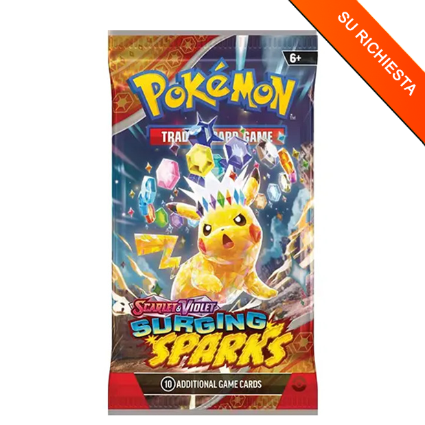 Pokemon  SV08 Scintille Folgoranti Bustina (10carte) ENG