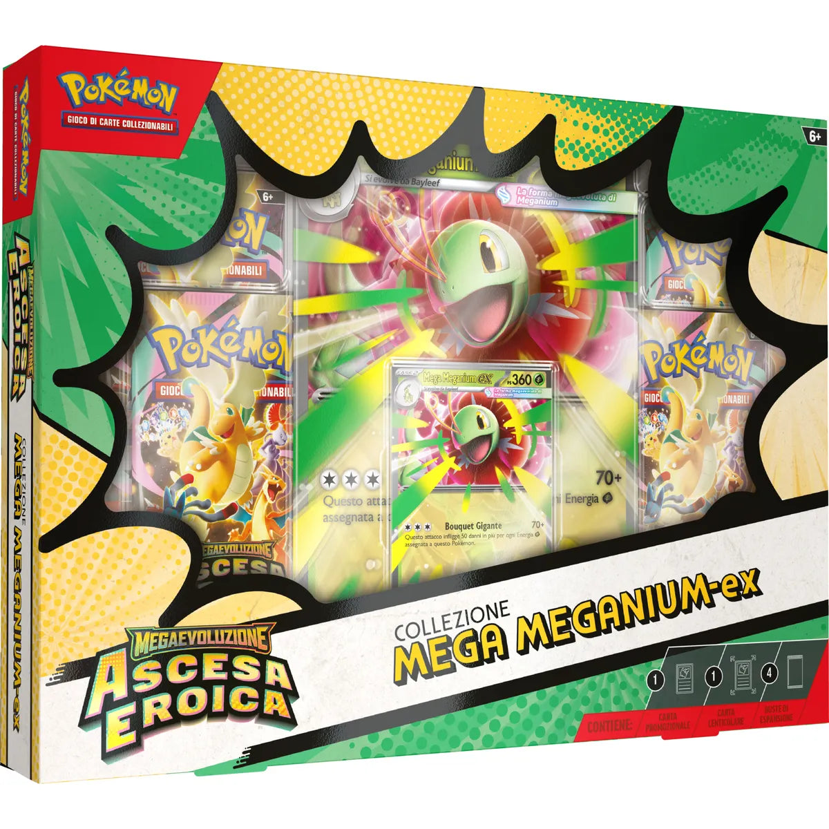 Bundle Pokemon - Ascesa Eroica Collezione Mega Meganium-ex
