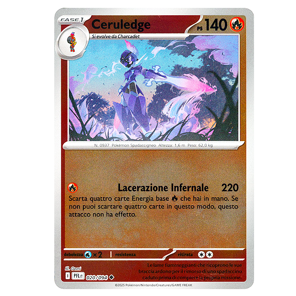 020-094 Ceruledge - Non Comune Reverse (IT)