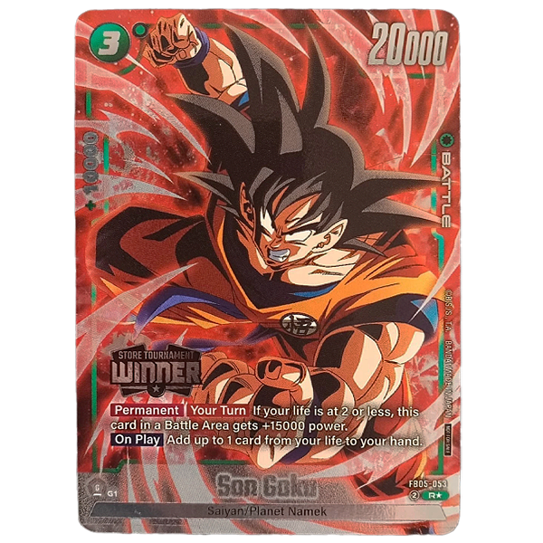 FB05-053 Son Goku - R Winner Card (ENG)