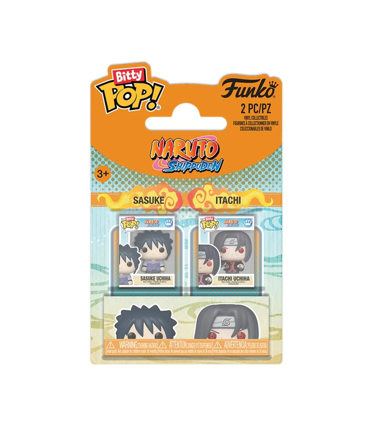 Bitty Pop Naruto - Sasuke and Itachi Uchiha
