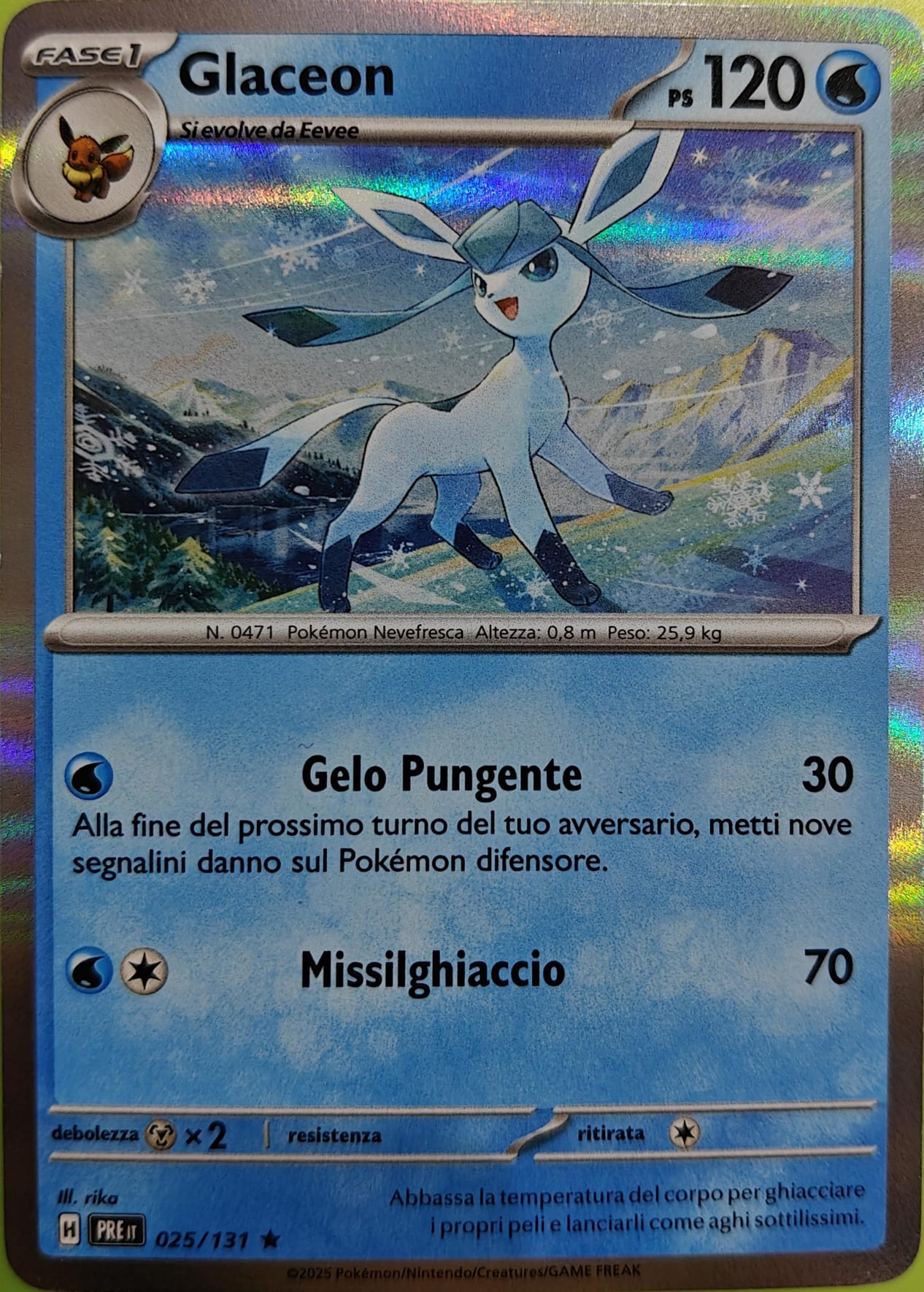 Glaceon - Rara Holo (IT)