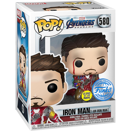 Avengers - Iron Man (580) Glows scatola danneggiata