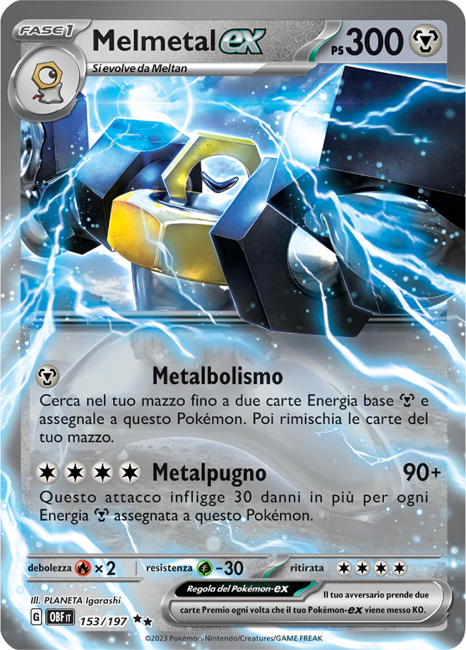 Melmetal Ex - Rara Foil (ITA)