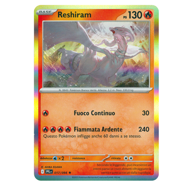 017-094 Reshiram - Rara Holo (IT)