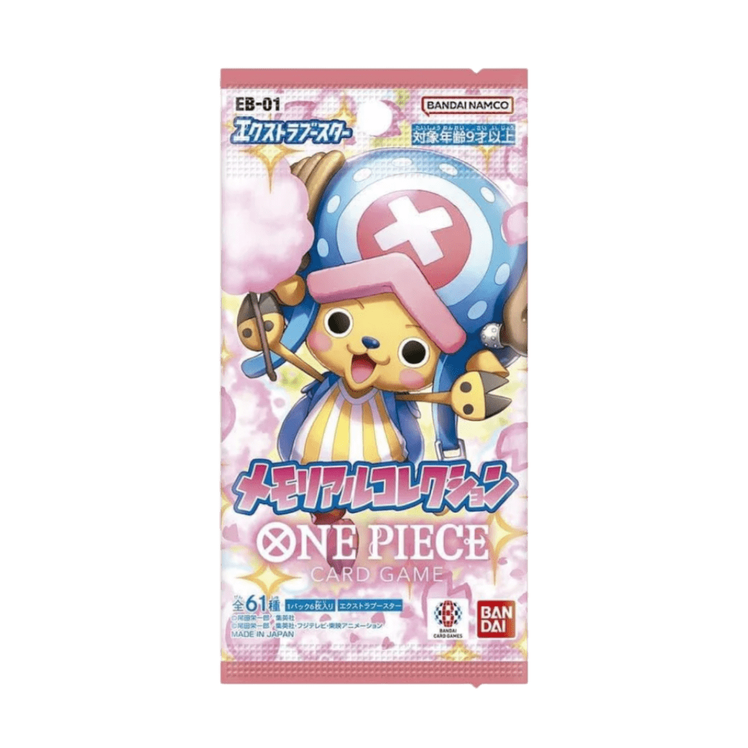 One Piece Card Game - EB-01 - Memorial Collection - JAP Bustina (6 Carte)