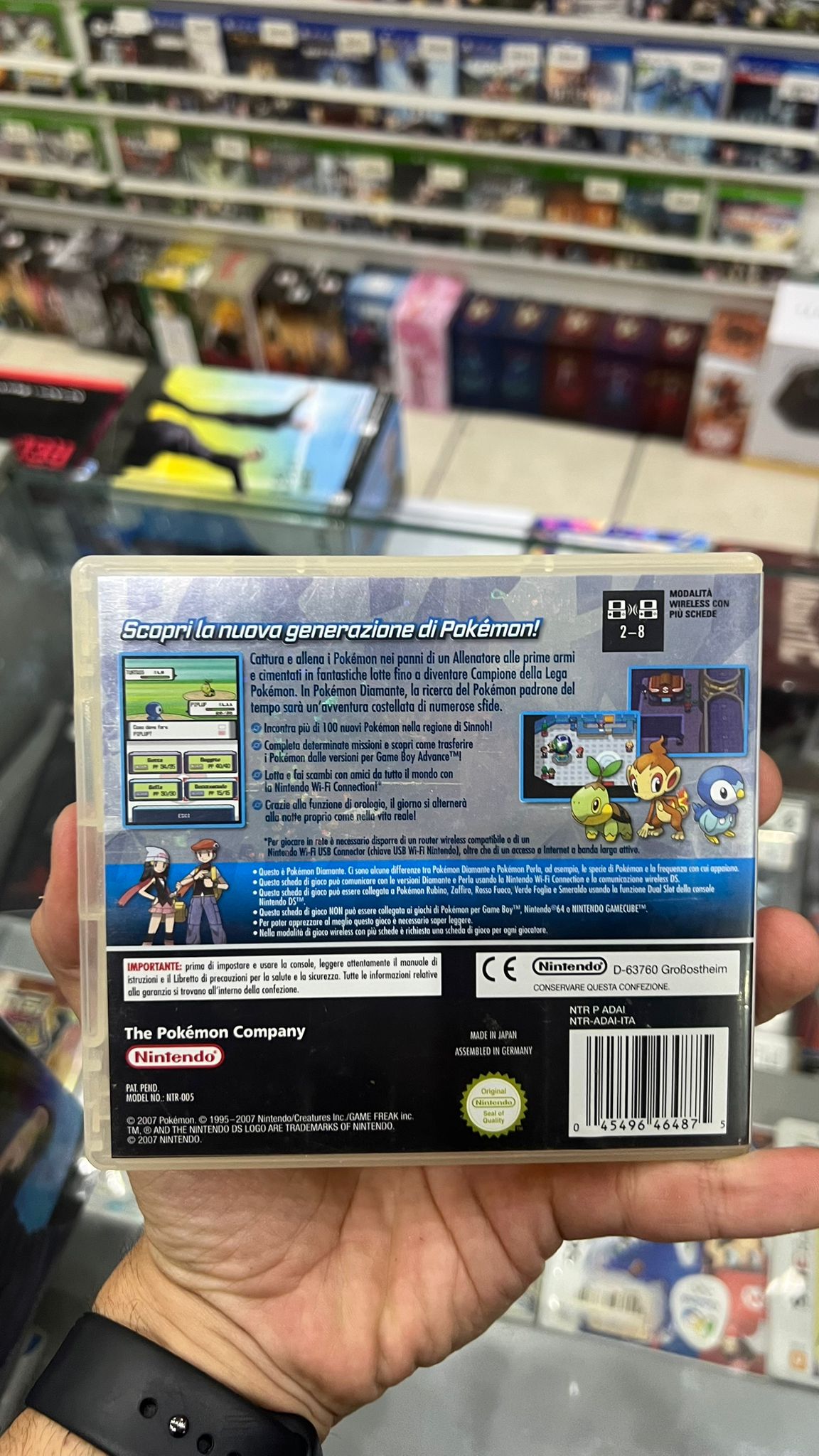 Pokémon Versione Diamante - Nintendo DS PAL ITA condizioni good
