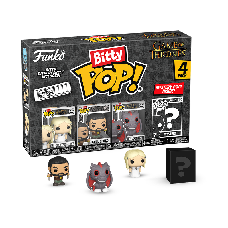 Bitty Pop Game of Thrones: Daenerys bride - Khal Drogo - Drogon