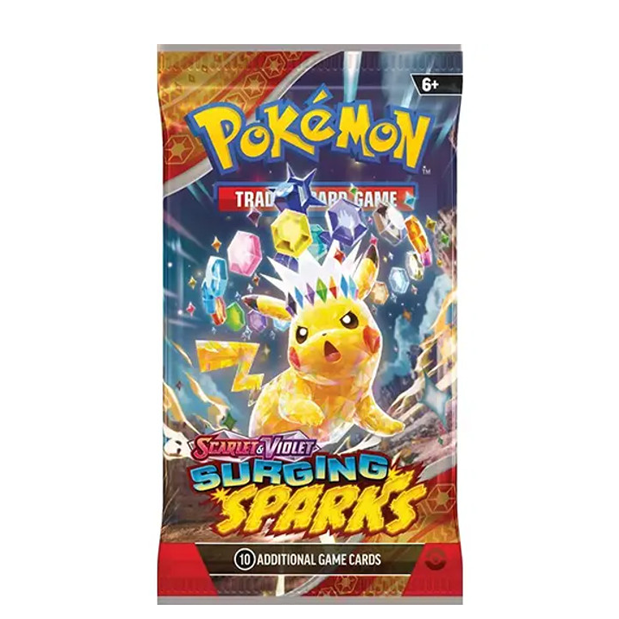 Pokemon  SV08 Scintille Folgoranti Bustina (10carte) ENG