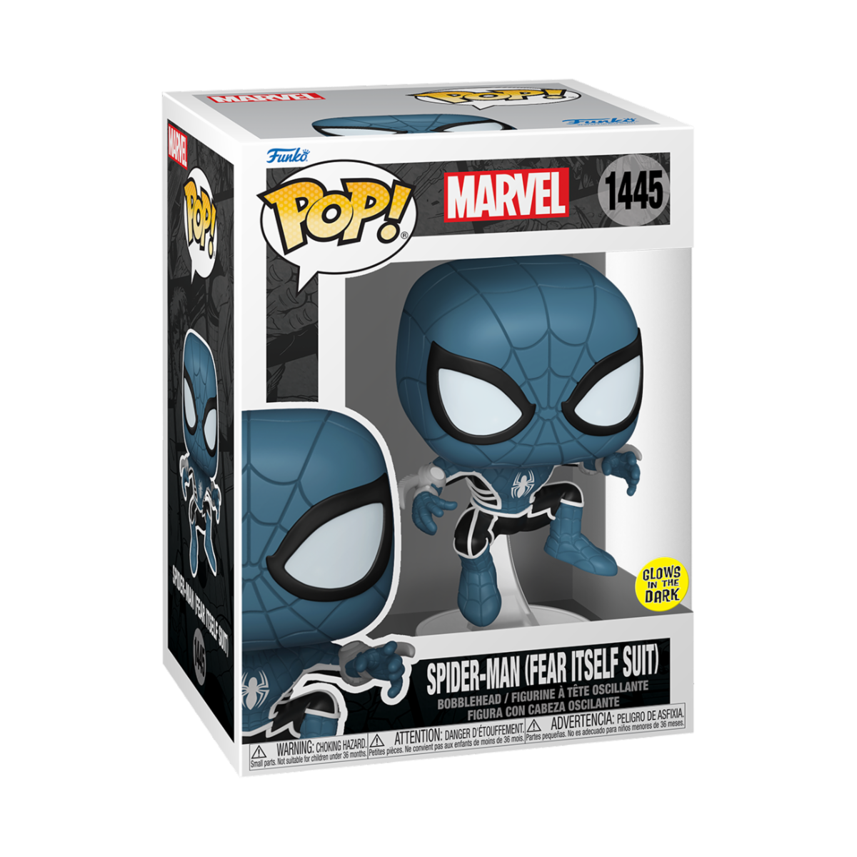 Funko pop fashion spider man glow in the dark