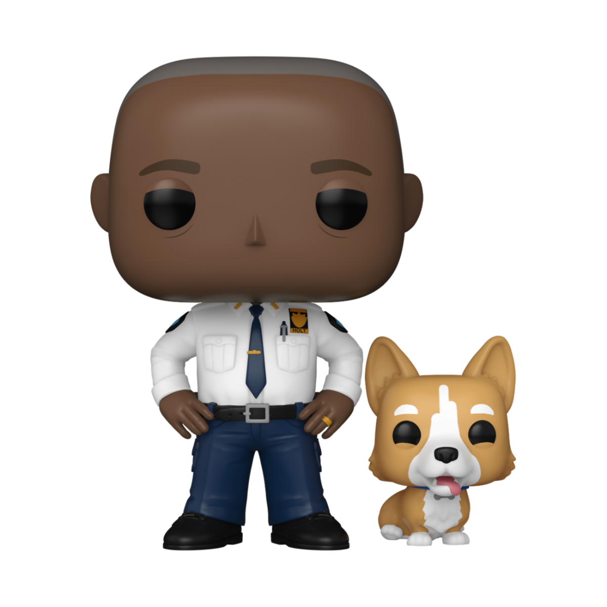 Brooklyn Nine-Nine - Captain Ray Holt with Cheddar (1626)
