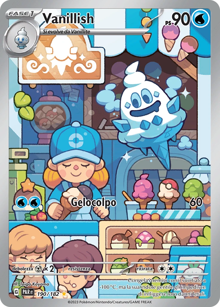190-182 Vanillish - Illustrazione Rara (IT)