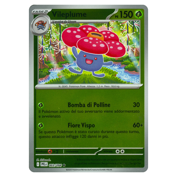 003-094 Vileplume - Rara Reverse (IT)