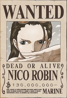 One Piece Taglia Nico Robin 52x38