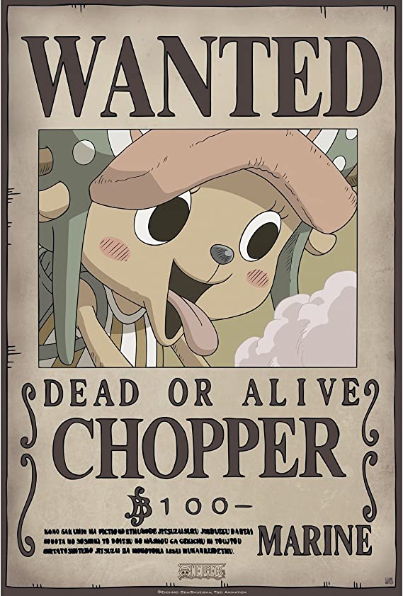 One Piece Taglia Chopper 52x38