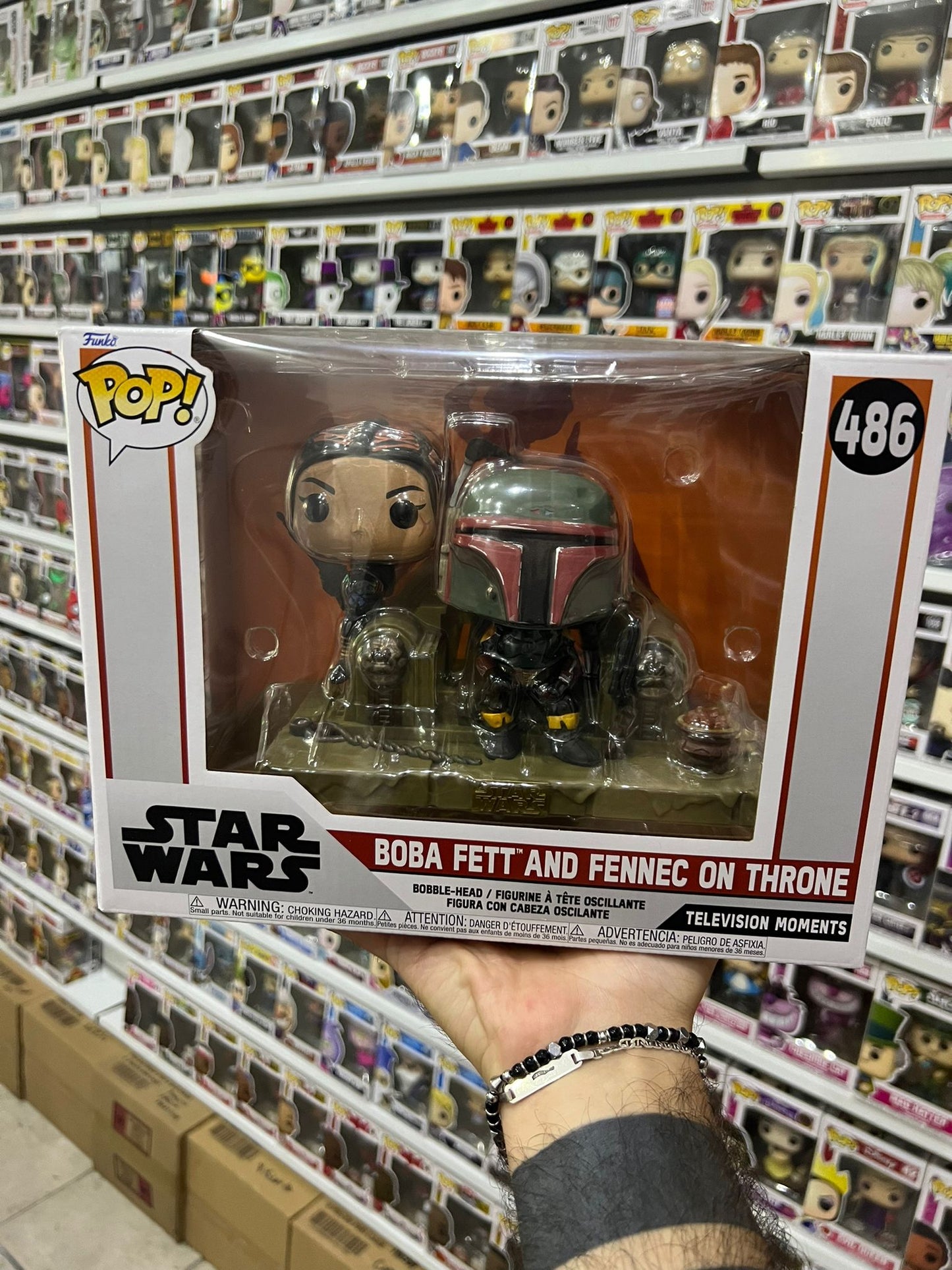 Star Wars Moments - Boba Fett and Fennec on Throne (486)