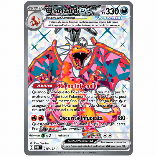 215-197 Charizard EX - Illustrazione Rara (IT)