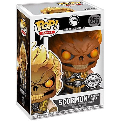 Mortal Kombat - Scorpion Flaming Skull  (255) Exclusive