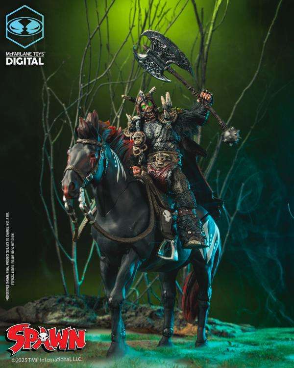 Spawn - Spawn the Bloodaxe with horse 17Cm