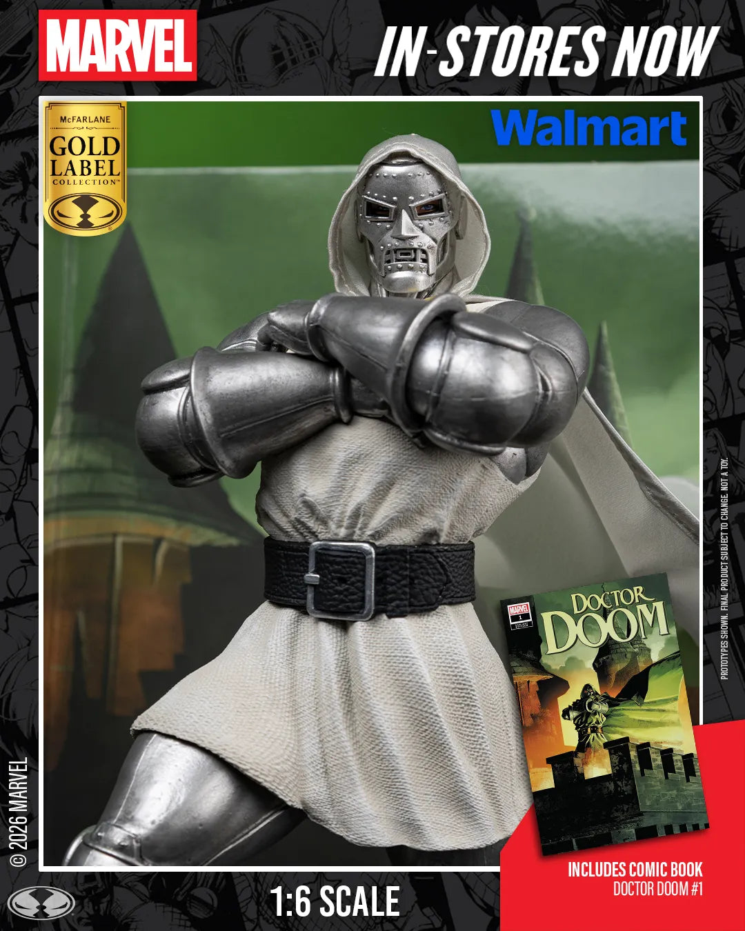 Marvel - Doctor Doom (1) Gold Label 28cm