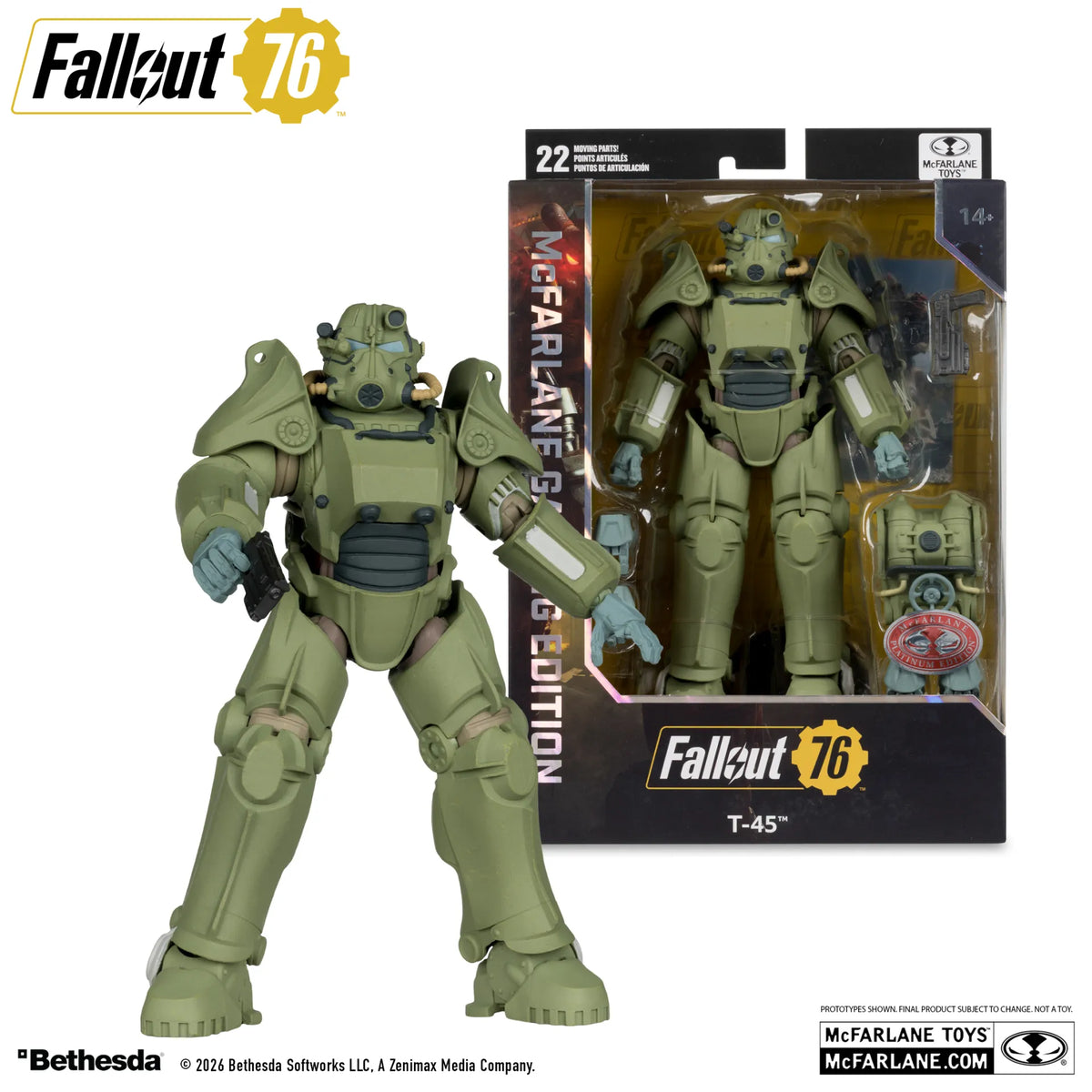 Fallout 76 - T-45 Military Armor 17Cm