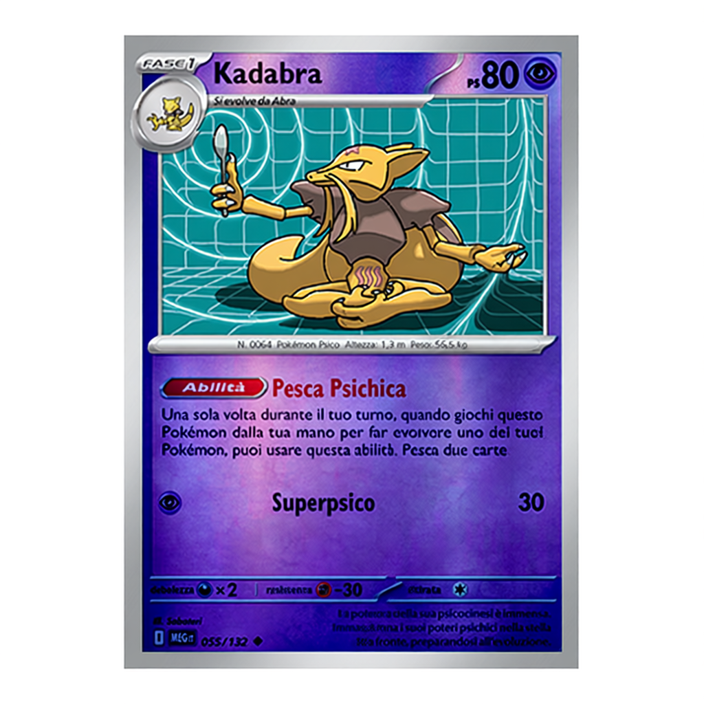 055-132 Kadabra - Non Comune Reverse (IT)