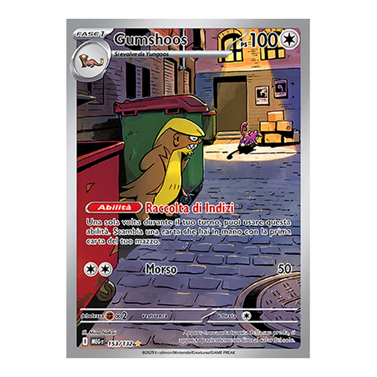 153-132 Gumshoos - Illustrazione Rara (IT)