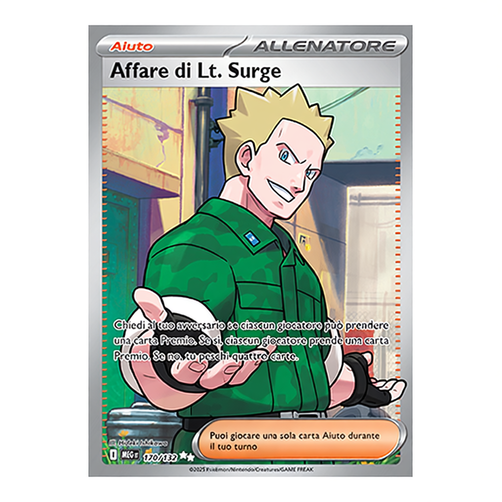 170-132 Affare Di Lt. Surge - Illustrazione Rara (IT) (Copia)