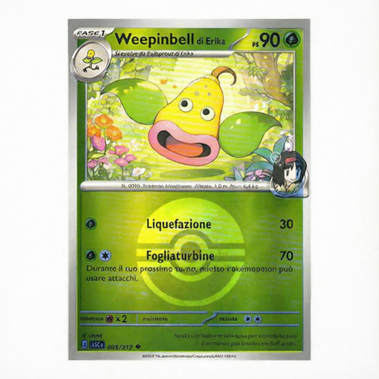 005-217 Weepinbell Di Erika - Non Comune Pokeball (IT)