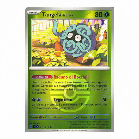 007-217 Tangela Di Erika - Comune Reverse Poke Ball (IT)