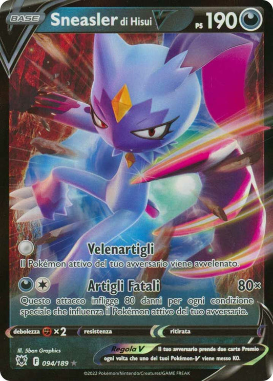 Sneasler di Hisui V - Rara Holo Foil (ITA)